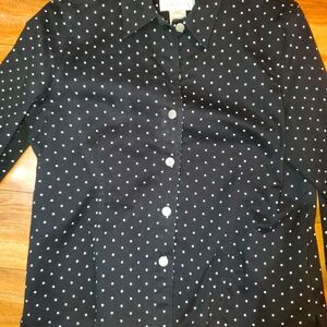 Susan Bristol polka dot blazer size large